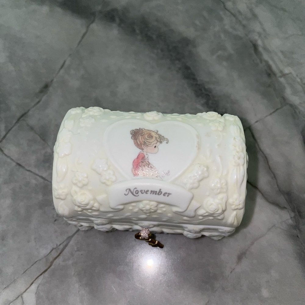 November Precious Moments Box Poem